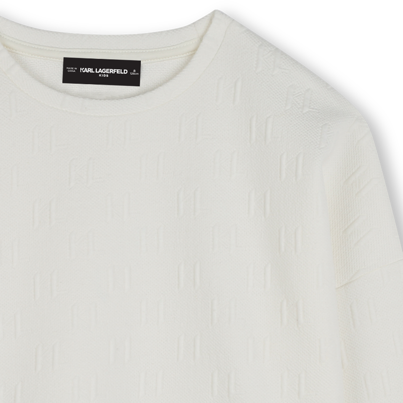 Felpa a maniche lunghe KARL LAGERFELD KIDS 
                        BAMBINA