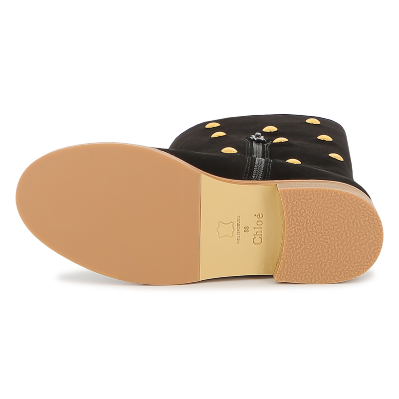 Stivali in pelle scamosciata di vitello CHLOE 
                        BAMBINA