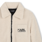 Giacca in sherpa KARL LAGERFELD KIDS 
                    RAGAZZO