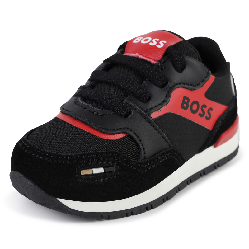 Sneakers multimateriale BOSS 
                        RAGAZZO