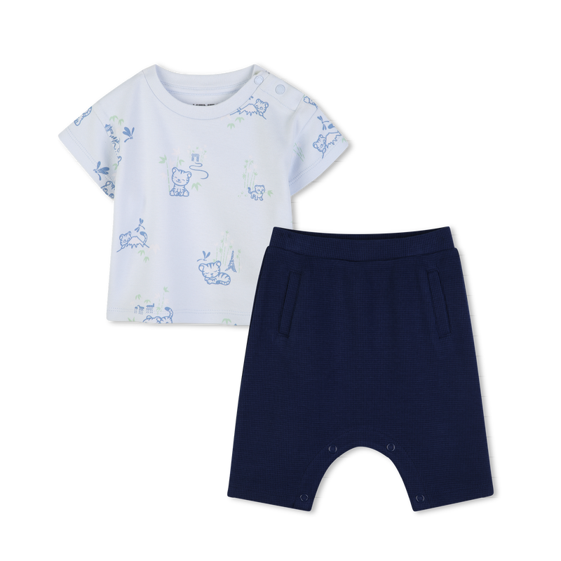 SET T-SHIRT E PANTALONI KENZO KIDS 
                        RAGAZZO