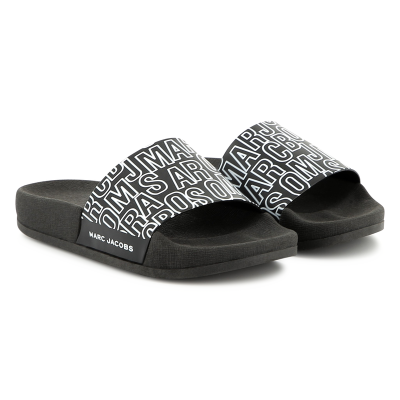 Ciabatte con stampa MARC JACOBS 
                        RAGAZZO