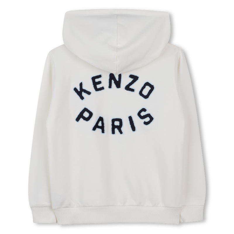 Felpa con zip in cotone KENZO KIDS 
                        UNISEX