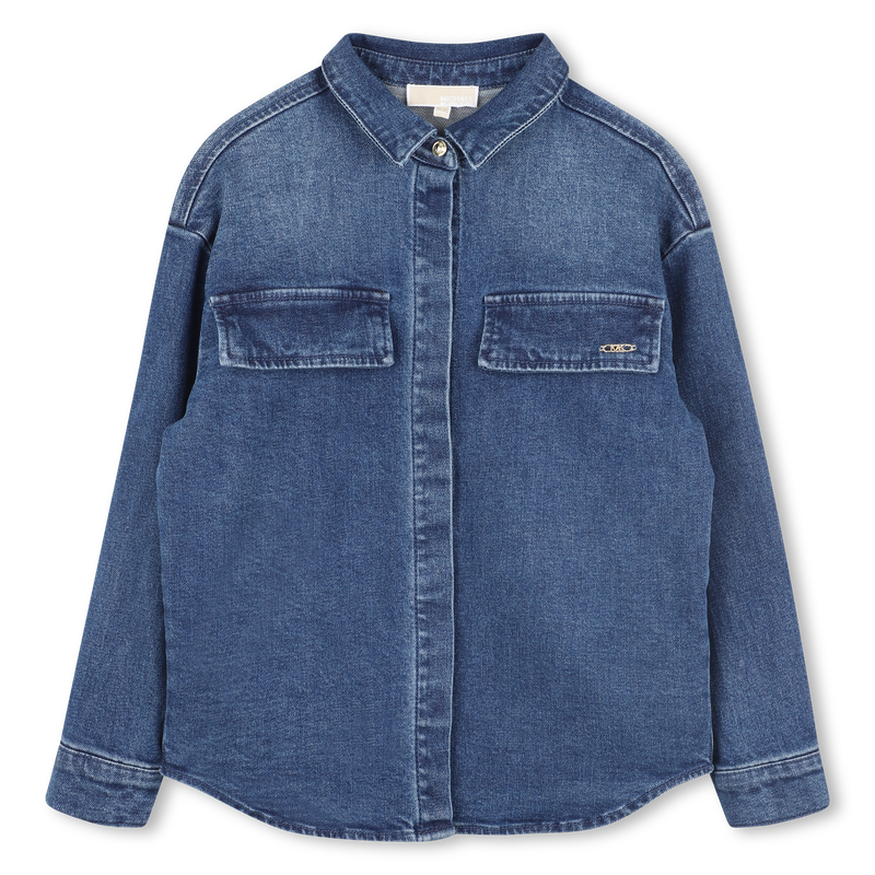 Camicia di jeans a maniche lunghe MICHAEL KORS 
                        BAMBINA