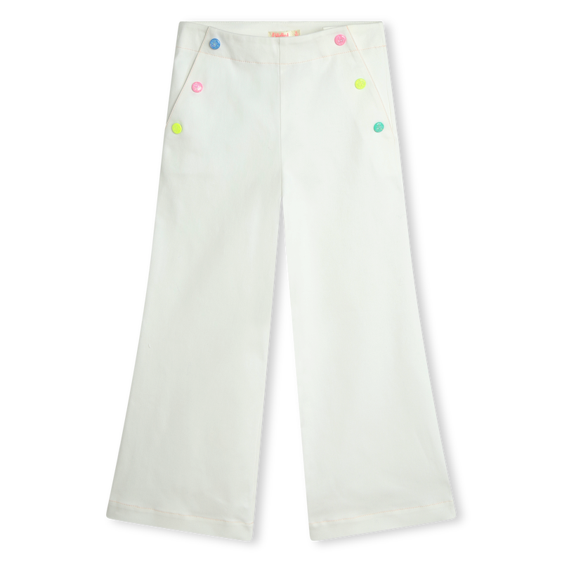 Pantaloni ampi in twill