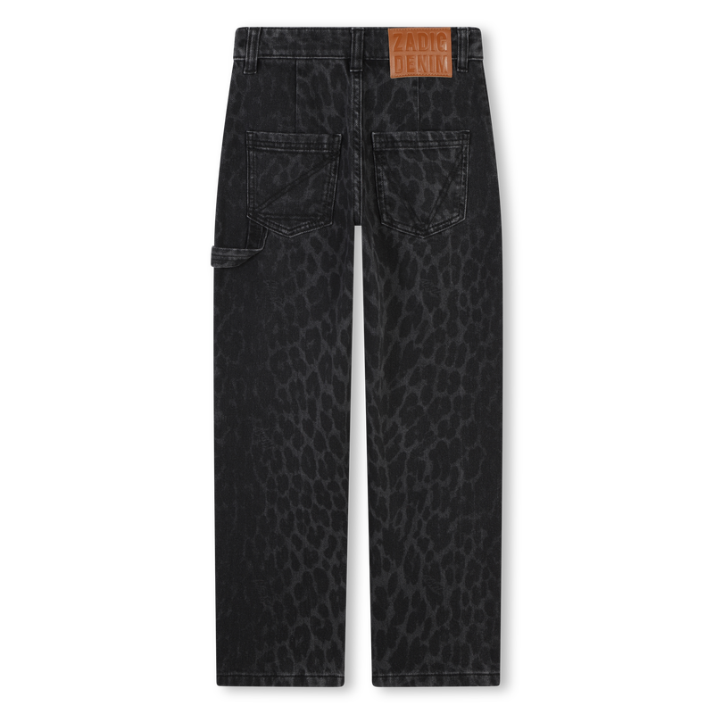 Jeans taglia alta regolabile ZADIG VOLTAIRE 
                        BAMBINA