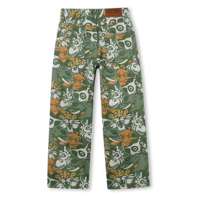 Pantaloni dal taglio dritto KENZO KIDS RAGAZZO