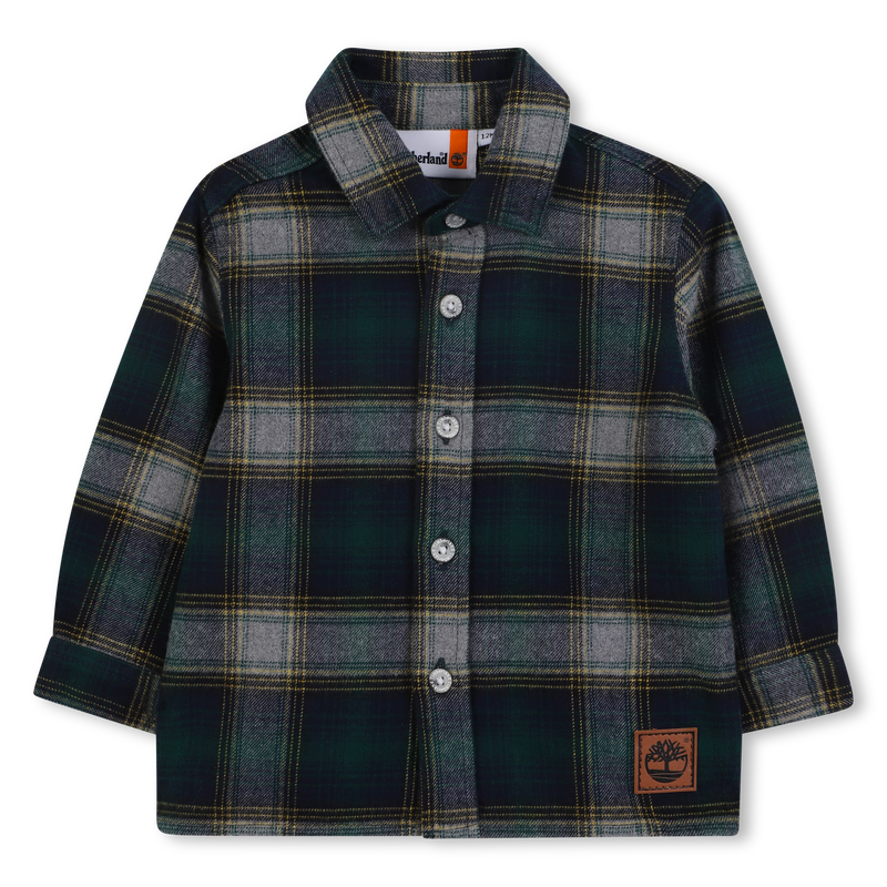 Camicia a quadri in cotone TIMBERLAND 
                        RAGAZZO