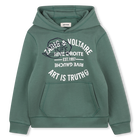 Felpa con cappuccio in pile ZADIG & VOLTAIRE 
                    RAGAZZO