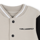 Set cardigan e pantaloni in doppia jersey KARL LAGERFELD KIDS 
                    RAGAZZO