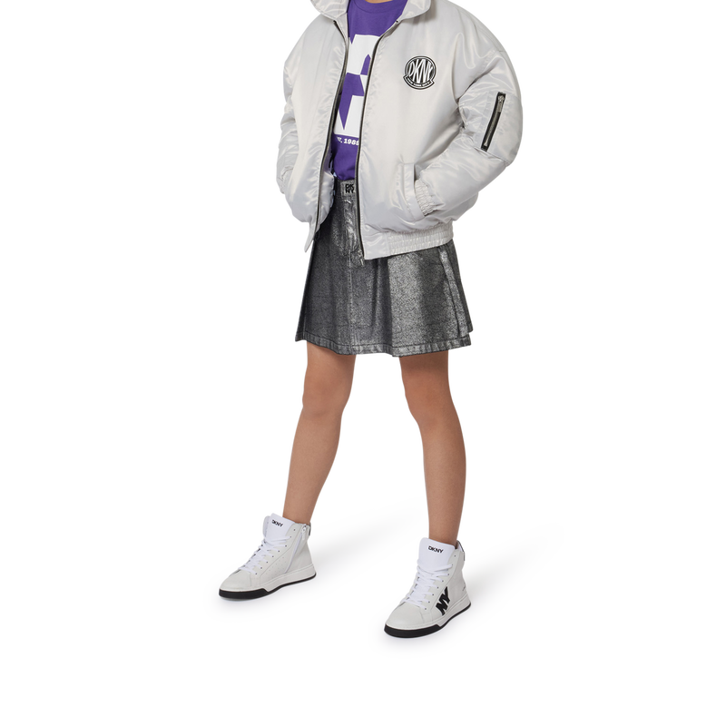 Gonna di jeans in cotone DKNY 
                        BAMBINA