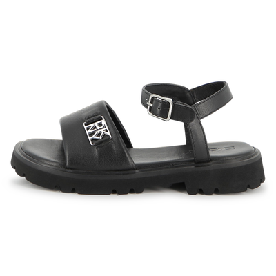 SANDALI IN PELLE DI AGNELLO DKNY BAMBINA