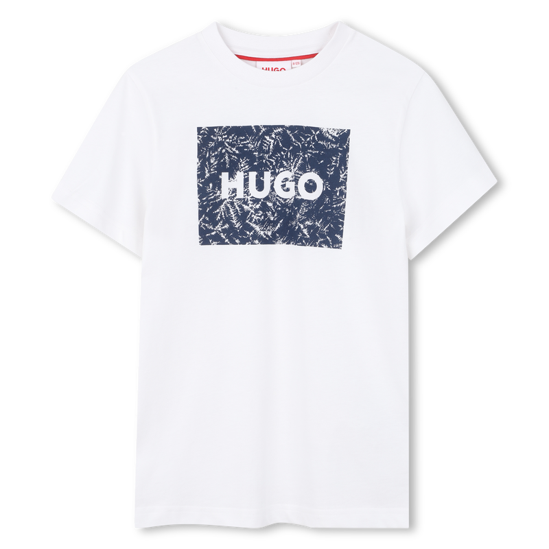 T-SHIRT A MANICHE CORTE HUGO 
                        RAGAZZO