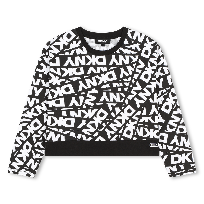 T-shirt a maniche lunghe DKNY 
                        BAMBINA