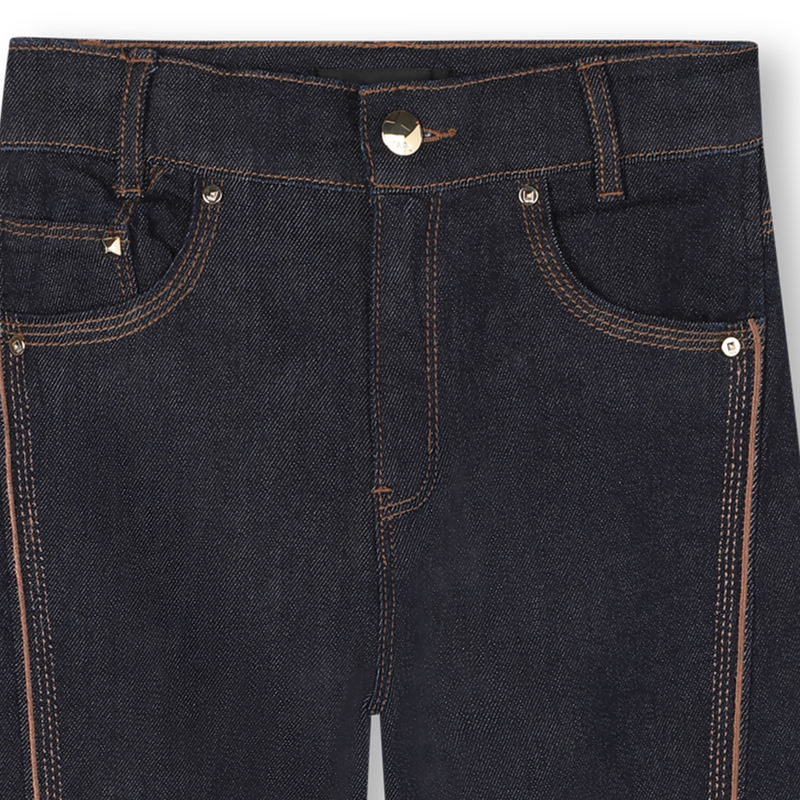 Pantaloni in denim KARL LAGERFELD KIDS 
                        BAMBINA