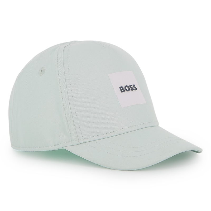 CAPPELLINO CON CHIUSURA A STRAPPO BOSS 
                        RAGAZZO