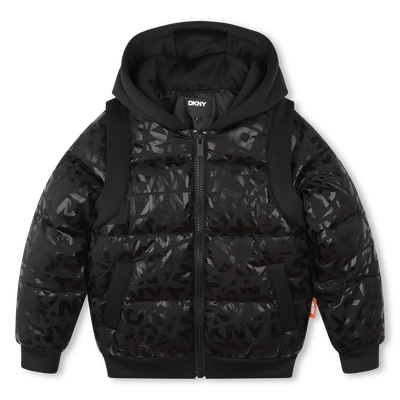 Piumino con cappuccio DKNY UNISEX