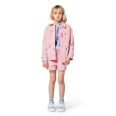 Shorts ricamati effetto d&eacute;lav&eacute; ZADIG & VOLTAIRE BAMBINA