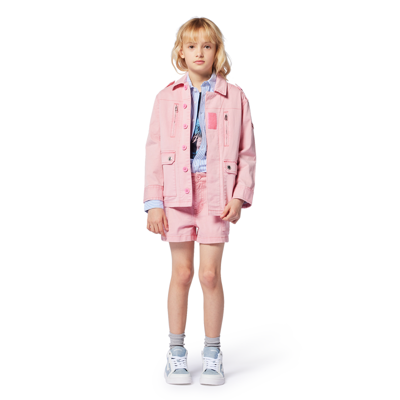 Shorts ricamati effetto d&eacute;lav&eacute; ZADIG & VOLTAIRE 
                        BAMBINA