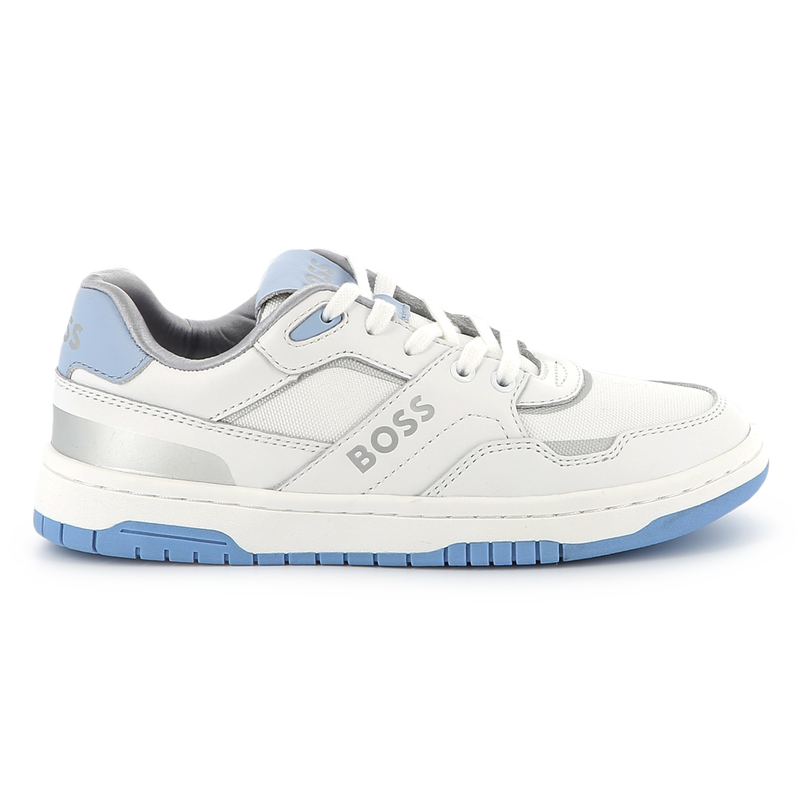 Sneakers con lacci bimateriali BOSS 
                    BAMBINA