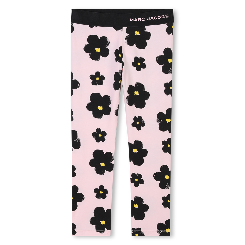 Legging con stampa Margherite MARC JACOBS 
                        BAMBINA