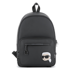 Zaino in tessuto rivestito effetto gomma KARL LAGERFELD KIDS 
                    RAGAZZO