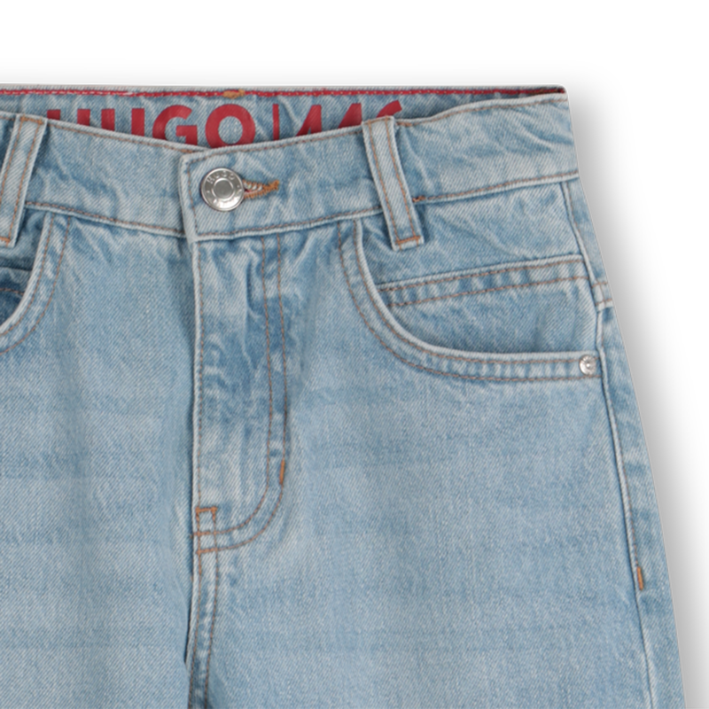 Jeans ampi 5 tasche HUGO 
                        BAMBINO