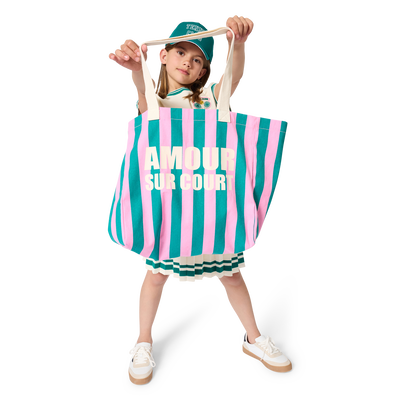 BORSA TOTE IN COTONE KIDS AROUND BAMBINA