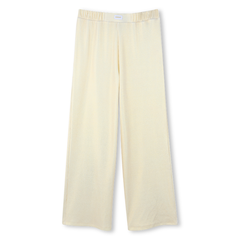 Pantaloni metallizzati DKNY 
                        BAMBINA