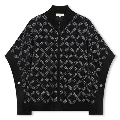 Mantella con zip in maglia MICHAEL KORS BAMBINA