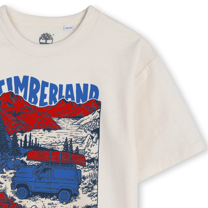 T-SHIRT A MANICHE CORTE TIMBERLAND 
                        RAGAZZO