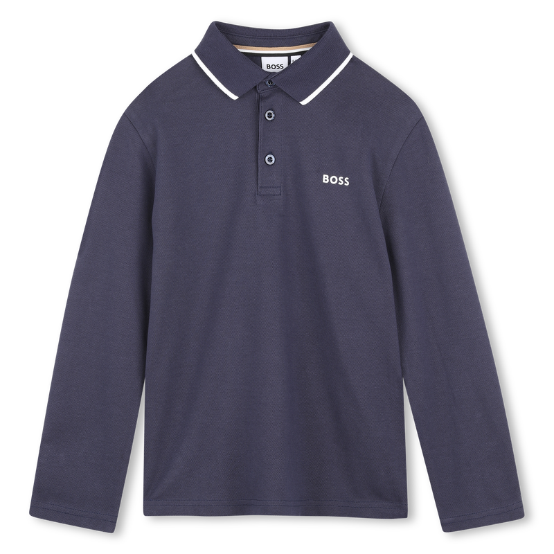 Polo a maniche lunghe BOSS 
                        RAGAZZO