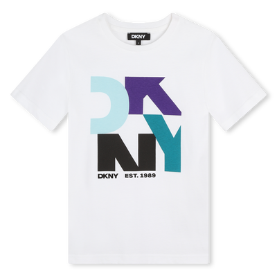 T-shirt maniche corte cotone DKNY RAGAZZO