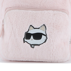 Piccolo zaino in soffice pile KARL LAGERFELD KIDS 
                    BAMBINA
