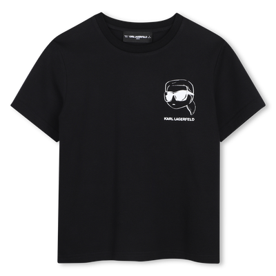 T-shirt a maniche corte KARL LAGERFELD KIDS BAMBINO