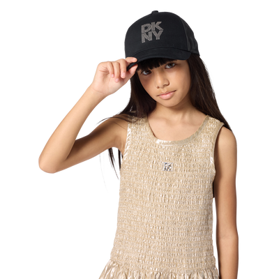 VESTITO CON SPALLINE DKNY BAMBINA