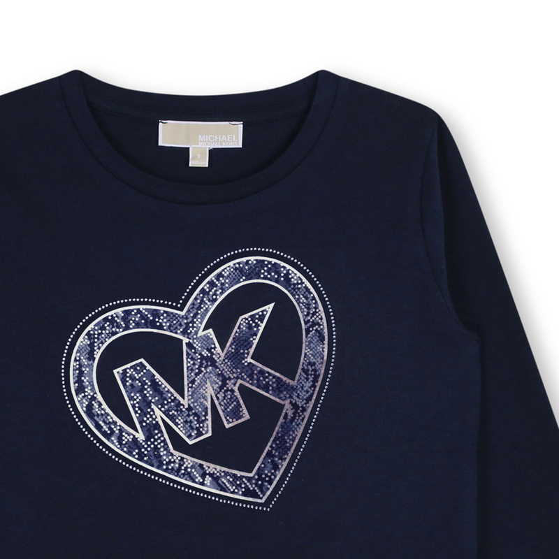 T-shirt maniche lunghe cotone MICHAEL KORS 
                        BAMBINA