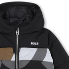 Giacca a vento con cappuccio BOSS 
                    RAGAZZO