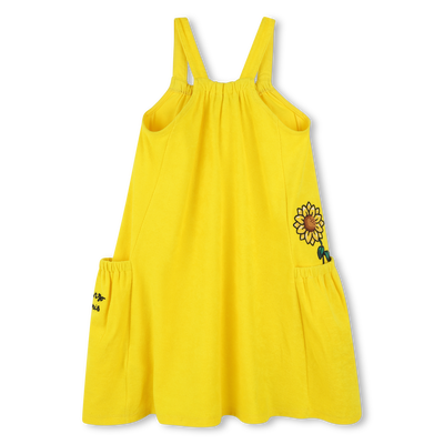 Vestito in spugna con ricami KENZO KIDS BAMBINA