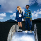Gonna in denim asimmetrica KENZO KIDS 
                    BAMBINA