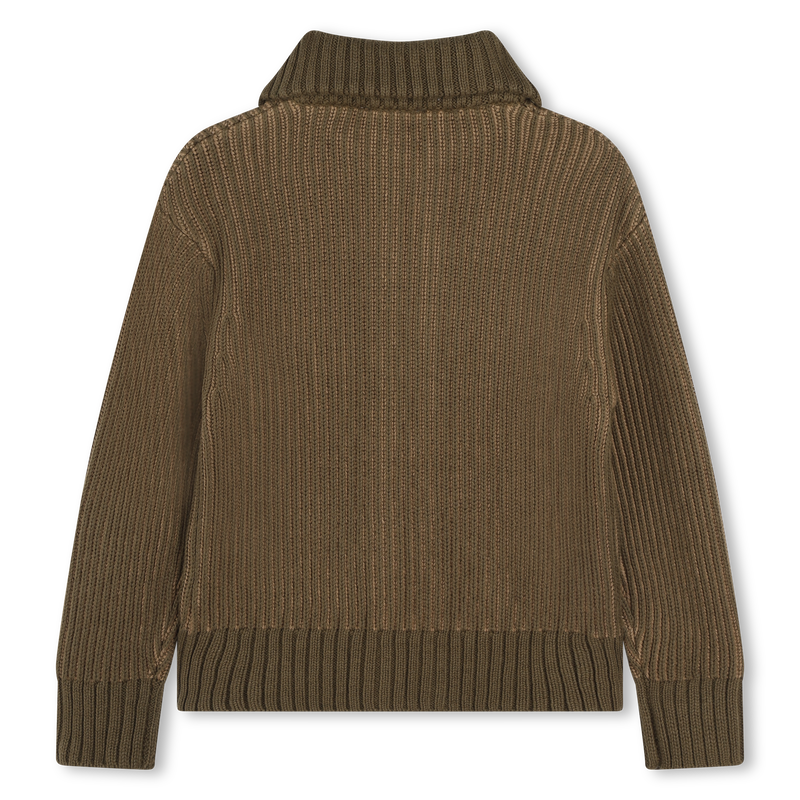 Cardigan con zip in maglia TIMBERLAND 
                        RAGAZZO