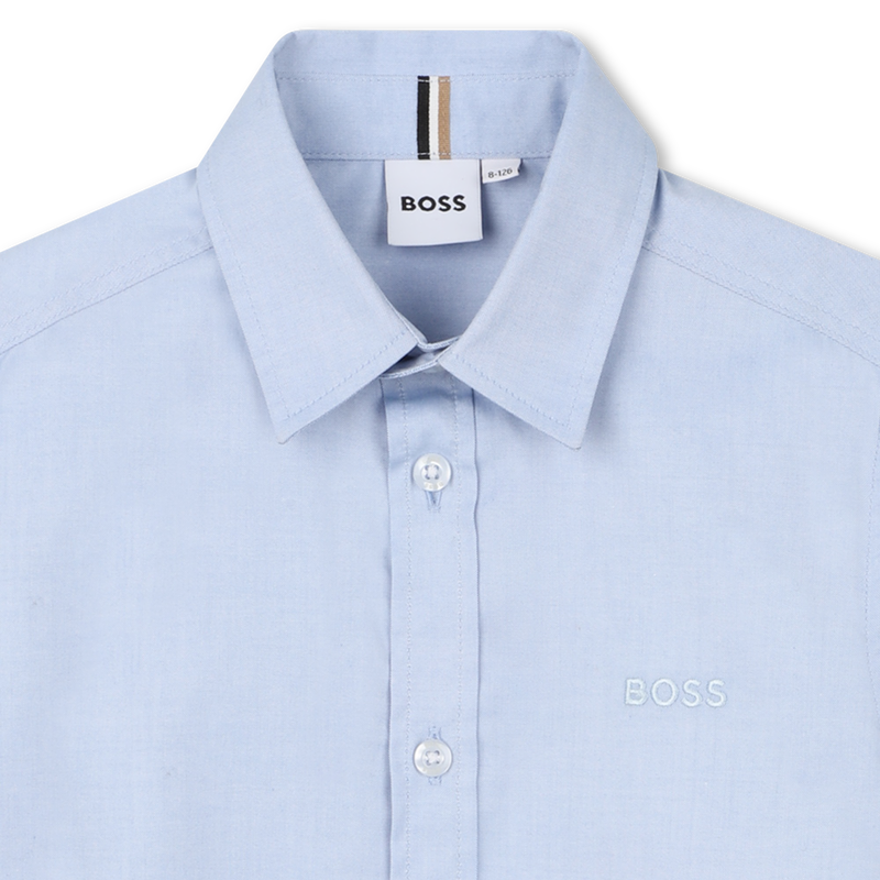 CAMICIA A MANICHE CORTE BOSS 
                        RAGAZZO