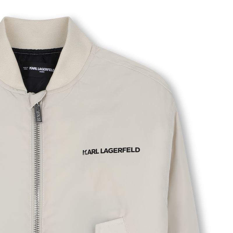 Bomber in tela KARL LAGERFELD KIDS 
                        RAGAZZO