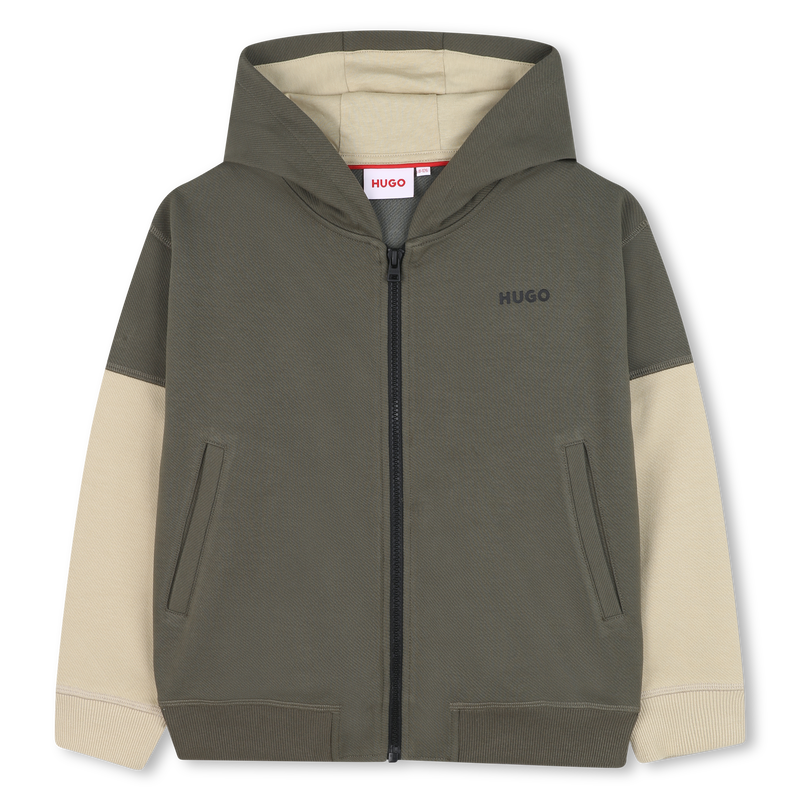 Cardigan con cappuccio HUGO 
                        RAGAZZO