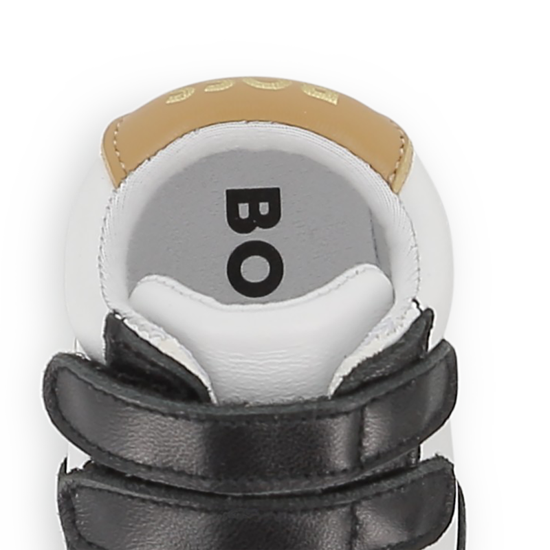 PANTOFOLE IN PELLE DI PECORA BOSS 
                        RAGAZZO