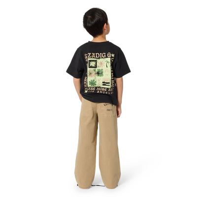 T-SHIRT A MANICHE CORTE ZADIG & VOLTAIRE RAGAZZO