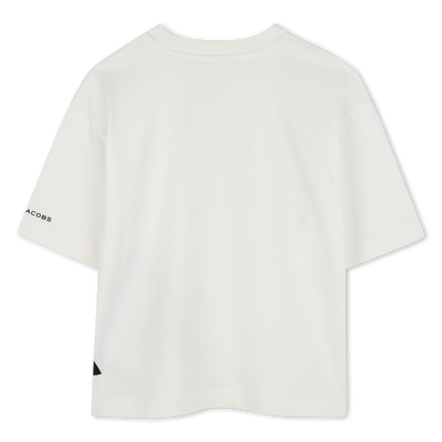 T-shirt in cotone bicolore MARC JACOBS RAGAZZO