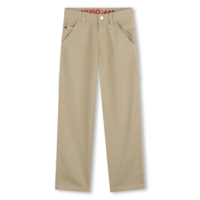 PANTALONE CON IMPUNTURE HUGO 
                        RAGAZZO