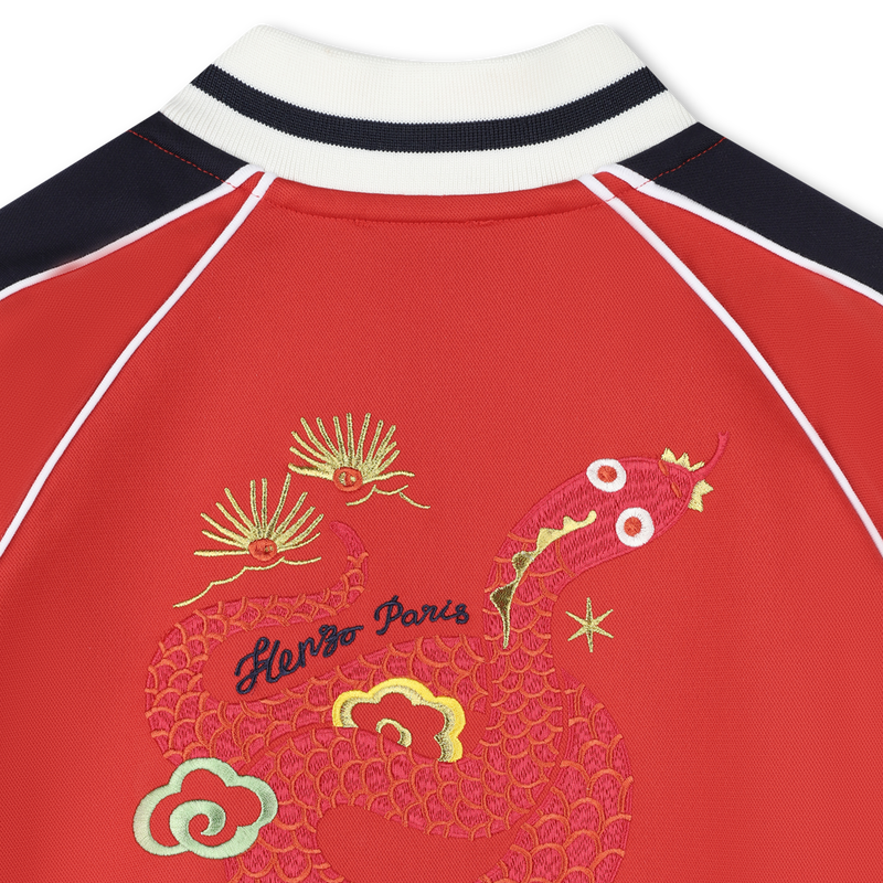 Felpa con zip collo alto KENZO KIDS 
                        RAGAZZO