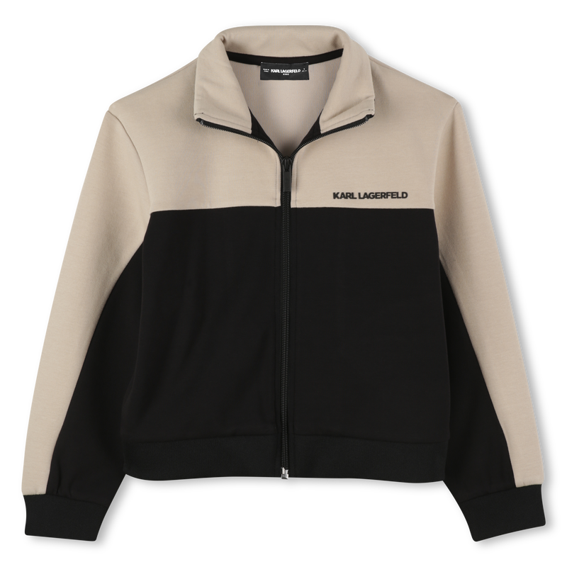 Cardigan bicolore KARL LAGERFELD KIDS 
                        RAGAZZO